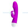 Vibrador 2 motores con estimulador de clitoris recarga USB